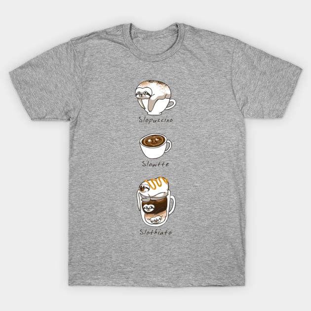 Slow Life Coffee T-Shirt by huebucket